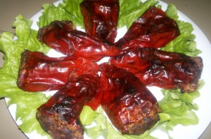 пълнени чушки с боб